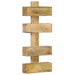 furnicato Zeitungsständer Wand-Zeitschriftenständer 30 x 11 x 72 cm Massivholz (1 St) braun