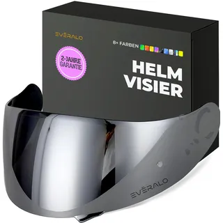Everalo Helm Visier für Shoei Gt Air - Gt Air 2 - Neotec - Opticson - Cns 1 | Exklusive Ersatzscheibe für Shoei Helme, kompatibel mit Original-Antifog-Folie