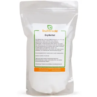 buXtrade Erythritol Erythrit Zuckerersatz Kalorienfrei 0,25 kg Pulver