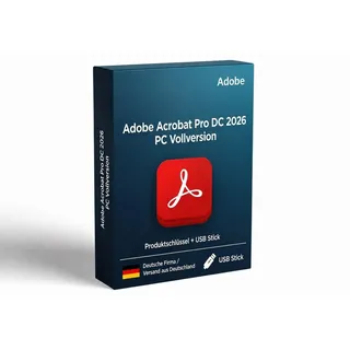 Adobe Acrobat Pro DC 2026 / Kein Abo / Windows