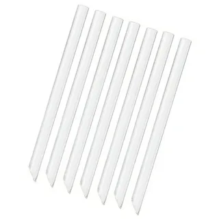 cwpack 200 MEHRWEG Strohhalme Bubble Tea Trinkhalme Plastik transparent  200*12 mm