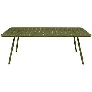 Fermob - Luxembourg Tisch, rechteckig, 100 x 207 cm, pesto