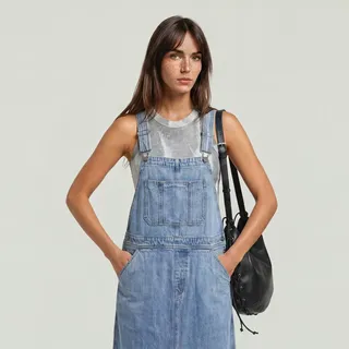 G-Star Skater Maxi Dungaree Kleid - M
