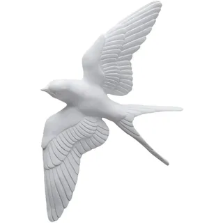 Happyyami 3D Vogel Wanddekor Aus Harz Künstlerische Vogel Wanddekoration Im Nordic Stil Wandkunst-Dekor Für Wohnzimmer Schlafzimmer Bar Hotel Und Wohnung