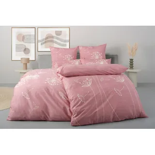 OTTO home Soucy Renforcé Rosa 135 x 200 cm + 2 x 80 x 80 cm