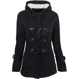 UPOI Plüsch Jacken Für Damen Mantel Dicke Parka Steppmantel mit Kapuze Leichter Pullover Kapuzenpullover Fleece Hooded Wintermantel Winter Warm Jacke Trenchcoat Winterjacke - 3XL