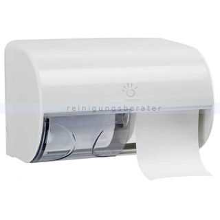 Toilettenpapierspender Papernet Dual Kleinrolle Toilettenpapierspender für 2 Rollen bis 12,7 cm