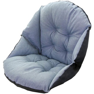 VOSAREA Wohnkultur Chair Cushions Desk Seat Cushion Warm Comfort Cushion Pad for Support Waist Backrest Winter Plush Cushion for Home Office Chair Car Seat (Blue) Autositzkissen