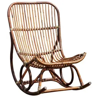 SIT Möbel Schaukelstuhl RATTAN Rattan 68 x 102 x 102 cm Beige