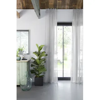ELBERSDRUCKE Unisono Faltenband 255 x 140 cm Grau 1 St