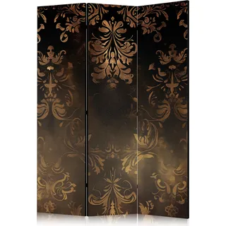 Dekorativer Paravent Artgeist Gold Patiniert 135 X 172 Cm 3 Paneele