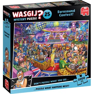 JUMBO Spiele Wasgij Mystery 25 – Eurosound Contest! – Puzzle für Erwachsene