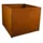 Quader 50 x 50 x 40 Cortenstahl