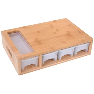Gräwe Bambus Schneidebrett-Set 1-tlg. 40 x 27 cm Beige
