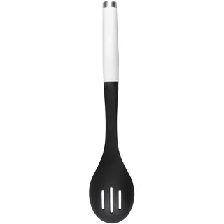 KitchenAid Nylon Slotted Spoon - White, Kochbesteck, Weiss