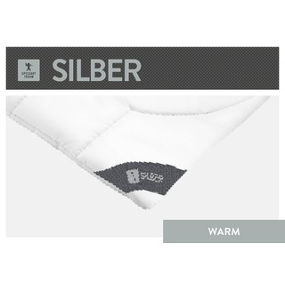 Baumwollbettdecke SPESSARTTRAUM "Silber" Bettdecken Gr. B/L: 135 cm x 200 cm, warm, weiß Baumwollbettdecken