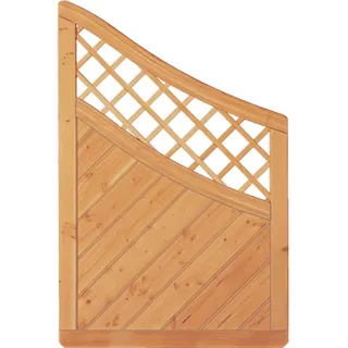 Tetzner & Jentzsch Sichtschutzelement 90 x 140 cm Braun Holz