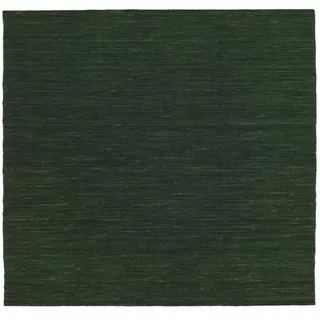 RugVista Handloom Flat, Teppich, Kelim Modern, 250 x cm, Quadratisch, Mittlerer Stapel, Wohnzimmer, Esszimmer, Schlafzimmer, Nur chemische Reinigung, Care & Fair Zertifiziert, Forest Grün