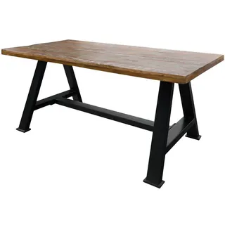 MASSIVMOEBEL24.DE Altholz 160 x 90 x 76 cm mehrfarbig
