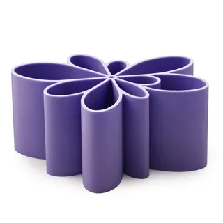 Normann Copenhagen - Kontur Vase Purple - 14 x 11 x 6 cm - Silikon