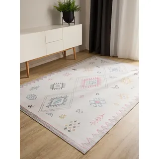benuta George Kurzflorteppich 160 x 230 cm Bunt