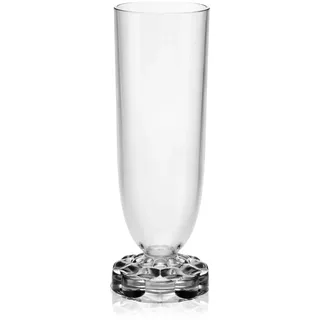 Kartell Jellies Family Tellern, tischtts, Gläsern, Schüsseln und Karaffen, Plastik, kristall, 5.5 x 17 cm, 4-Einheiten