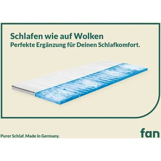 Frankenstolz Evina Topperauflage 100 x 200 cm Weiß