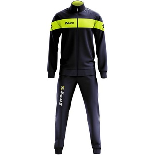 Zeus Tuta Apollo Herren Trainingsanzug Navy Neon Gelb-3XS 122-128