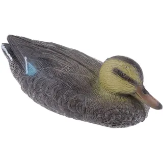 Fenteer Gartenfigur Plastik Tier Vogel Teichdeko Teichfigur Garten Figur Modell - Stockente, 26x 11x 10cm