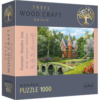 TREFL Holz Puzzle (1000 Teile) - Viktorianisches Haus Mehrfarbig