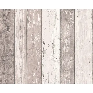 A.S. Création Best of Wood`n Stone 2nd Edition Vliestapete 53 cm x 1000 cm 0 g Braun