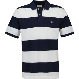 GANT BLOCK STRIPE POLO blau 4XL