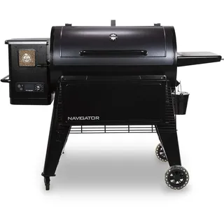 Pit Boss Navigator 1150 Pelletgrill, schwarz, Stahl, 162 x 94 x 119 cm, mit digitalem Display