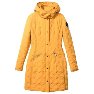 Desigual Mostaza Damenjacke, gesteppter Parka, Größe M - Gelb - 38