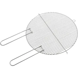 Barbecook Grillrost rund 50 cm mit zwei festen Haltegriffen für Holzkohlegrill, BBQ grill zubehör, edelstahl, leicht zu reinigen