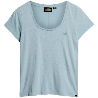Superdry Damen Studios T-Shirt mit tiefem Ausschnitt - 42