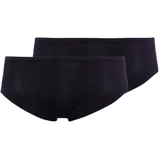 SKINY Panty 2 St. Schwarz 44