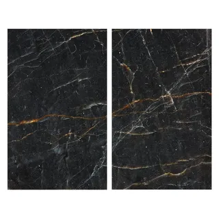 Wenko Herdabdeckplatten-Set 30x52 cm schwarz