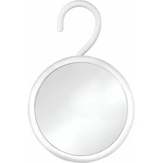 Mirrorvana Beschlagfreier Duschspiegel mit Haken, 360° schwenkbar, 17 cm | Nie mehr Wackeln: bruchsicherer Rasierspiegel zum Aufhängen, beschlagfrei für klare Sicht bei jeder Rasur in der Dusche