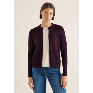Cecil Cardigan mit Rippbündchen Rot XXL