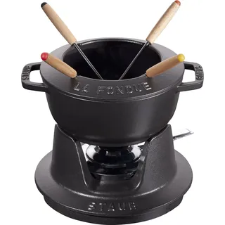 Staub Specialities Fondue Set 16cm, Schwarz