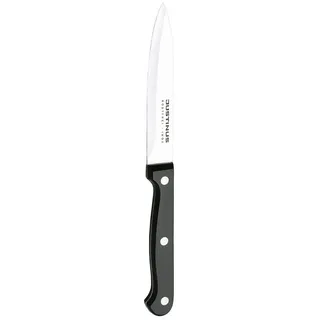 Justinus Allzweckmesser KÜCHENCHEF, L 21 cm, Edelstahl, Griff aus Bakelit, Spülmaschinengeeignet grau|schwarz