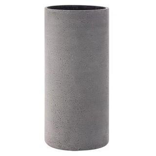 Blomus Vase 65627 Coluna Beton, Polyresin, grau, Tischvase, rund, Höhe 29 cm