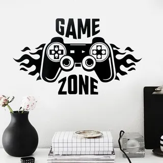 3er-set Stylische Wandaufkleber Mit Gaming-griffmuster, Dekorative Aufkleber Für Das Schlafzimmer