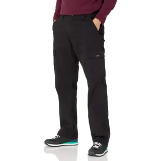 Wrangler Herren Jeans Cargo Pant, Relaxed Fit, Straight Leg, Schwarz, 33W / 32L
