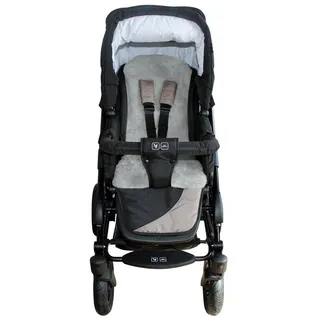 Heitmann-Felle Heitmann Felle Lammfell-Auflage Kinderwagenfell, ca. 77 x 35 cm Grau