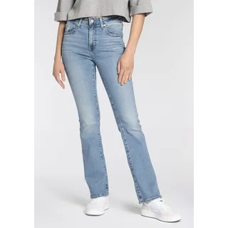 Bootcut-Jeans LEVI'S "725 High-Rise Bootcut" Gr. 31, Länge 30, blau (absence of light) Damen Jeans