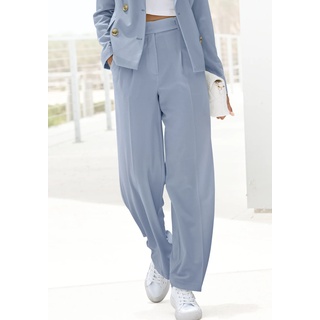 Palazzohose LASCANA Gr. 34, N-Gr, blau (hellblau) Damen Hosen Strandhosen im Business-Look Bestseller