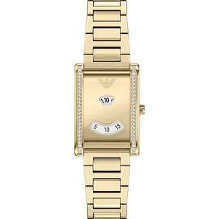 Emporio Armani Quarz / 2 Zeiger Mystery Hour AR11812 - weiß,goldfarben - 32mm