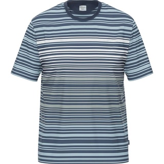Ammann Nachthemd Bio Herren T-Shirt Single-Jersey Streifen blau M